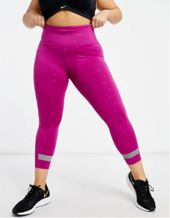 Fuksja Legginsy Damskie Nike 1X DA3114-564 Air 7/8 Plus Size