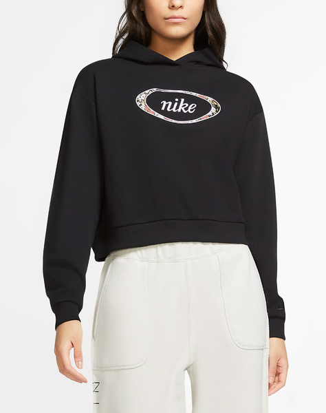 Czarna Bluza Damska Nike CV1870010 XL Floral Logo