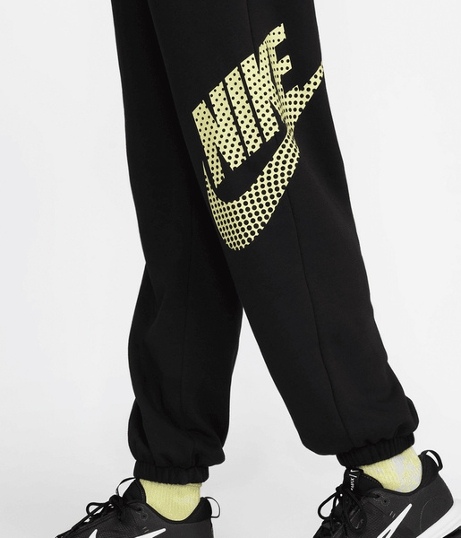 Nike Spodnie Dresowe Damskie - Czarne - Rozmiar S -  Sportswear Swoosh Joggers Sweatpants - DZ4603-010 