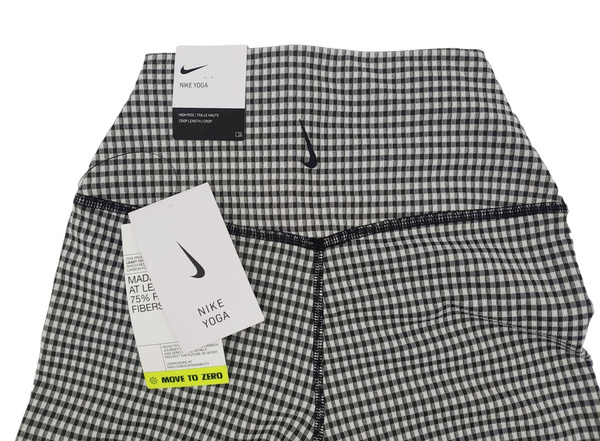 Nike Legginsy Damskie DA1092-133 Czarna Kratka S Dri-FIT