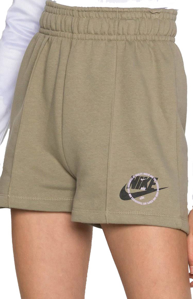 Spodenki Damskie Nike Fleece Shorts M DX5677-351 – Beżowe