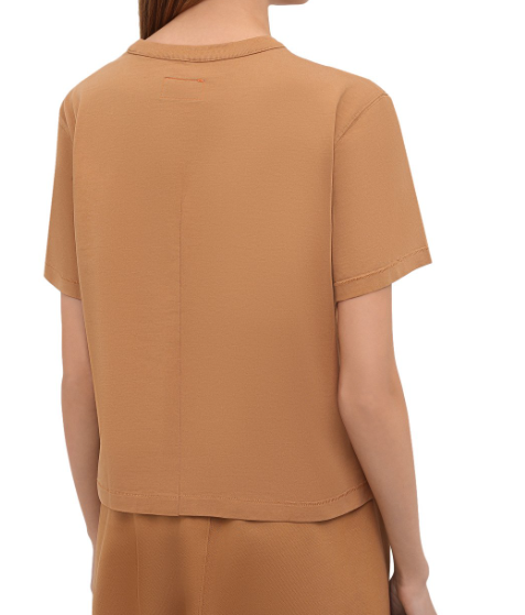 Koszulka Calvin Klein Brązowa Bawełna Luźna K20K203539 S