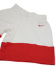 Nike Spodenki Męskie - Białe z Czerwonym - Team Engineered Dri-Fit - AV2127-109 - Rozmiar XL