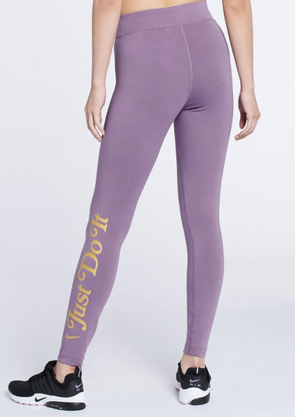 Fioletowe Legginsy Nike CZ9282-574 S Damskie High Rise