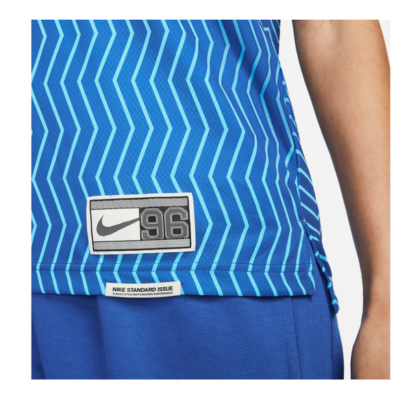 Koszulka Damska Nike - Koszykówka - Niebieski Top - Rozmiar S - Nike Fly 1996 Standard Issue - DX0551-480