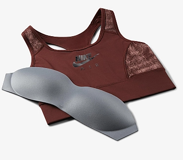 Brązowy Biustonosz Sportowy Nike Air Swoosh Dri-FIT L – DD2402-273