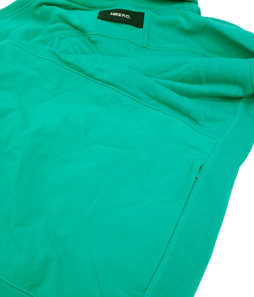 Nike Bluza Męska - Piłkarska - Z Kapturem - Nierozpinana - Zielona - Rozmiar L - F.C. Nike Fleece Hoodie Sportswear - DC9024-370