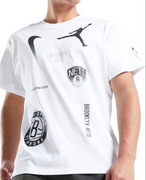 Biała Koszulka Męska Nike DV5712-100 XL – Tee NBA Brooklyn Nets