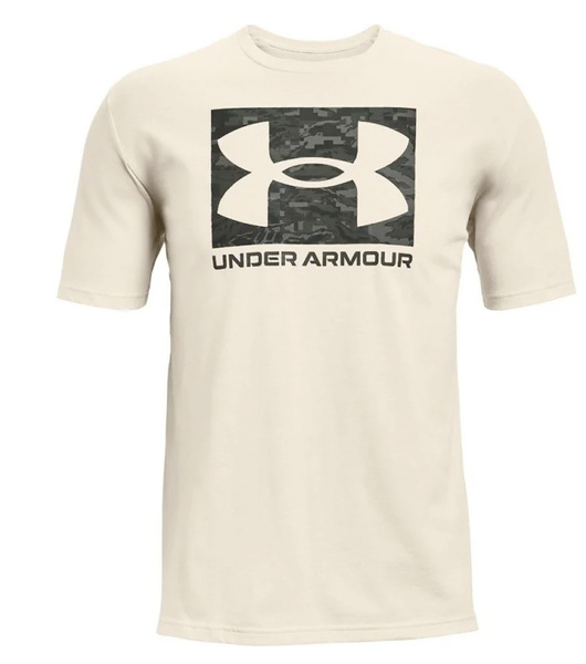 Beżowa Męska Koszulka Under Armour HeatGear Loose 1361673-110 L