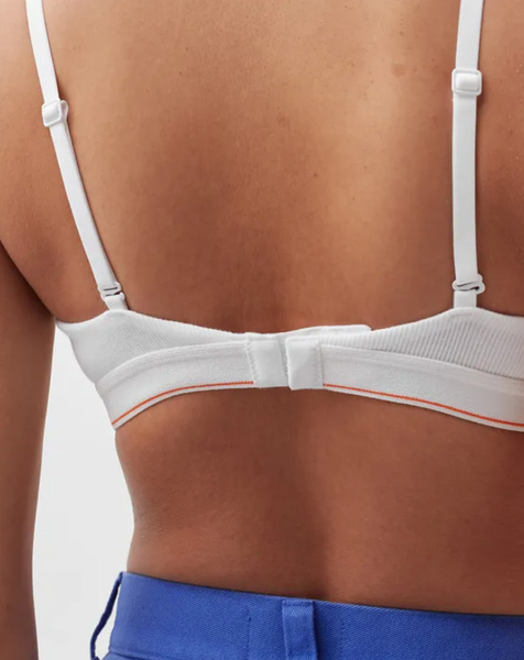 Biustonosz Damski Calvin Klein Unlined Balconette Biały XS 0040173WBE