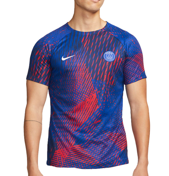 Męska Koszulka Nike PSG Pre-Match Niebieska S DR1487-418