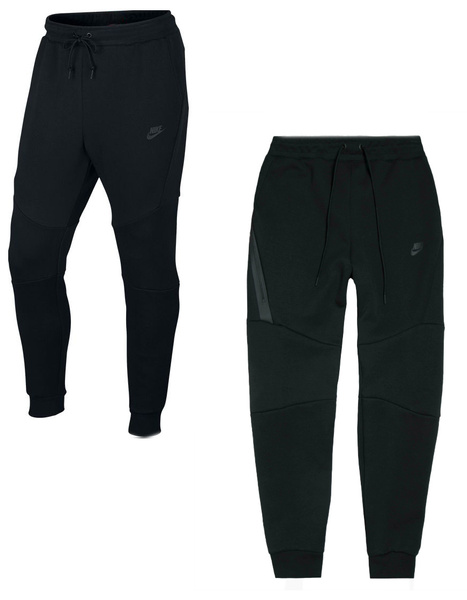 Czarne Joggery Męskie Nike Tech Fleece Slim 805162-010 M