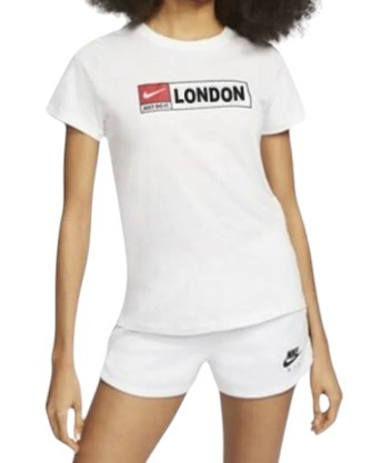 Damska koszulka Nike Sportswear City Series London Biała L CZ0197-100