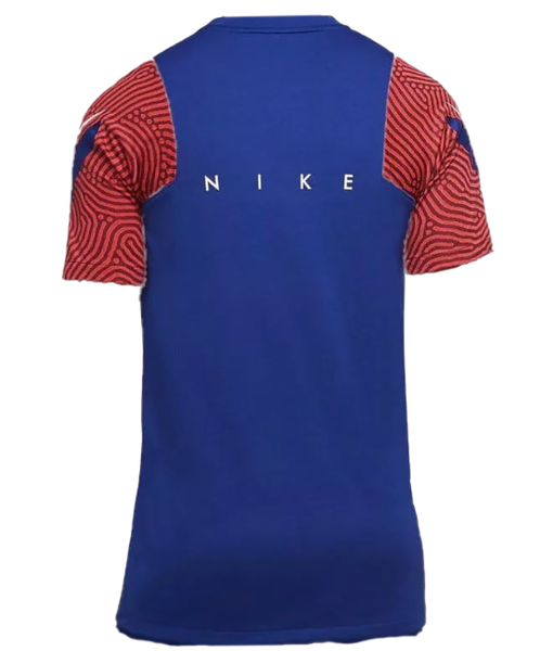 Koszulka Męska Nike Dri-FIT Strike CD0570-455 Niebieska z Bordowymi Rękawami L