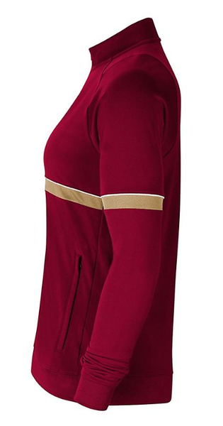 Bluza Nike Damska bez Kaptura - Bordowa - Rozmiar M - Rozpinana - CV2677-677