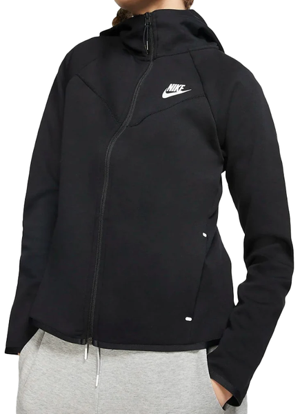 Nike Damska Bluza z Kapturem - Rozmiar M - Czarna - Rozpinana - BV3455-010