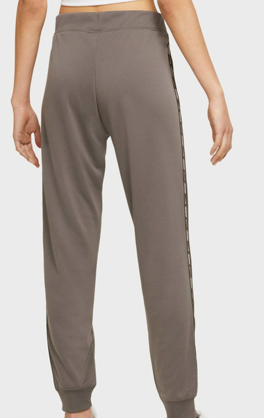 Nike Spodnie Dresowe Damskie - Brązowe - Lampasy - Rozmiar M - DM4645-289