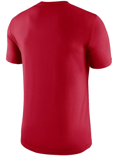 Nike - Koszulka Męska - Czerwona - Rozmiar M - Tee NBA Chicago Bulls - DZ0302-657