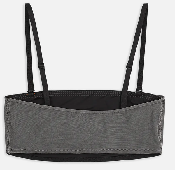 Calvin Klein Biustonosz - Szary Stanik Top - Rozmiar S - Unlined Bandeau - 0040164WBE IJ2