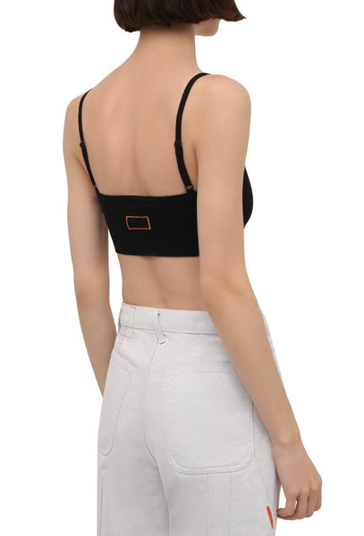 Top Bralette Calvin Klein K20K203721BEH Czarny S Krótki 