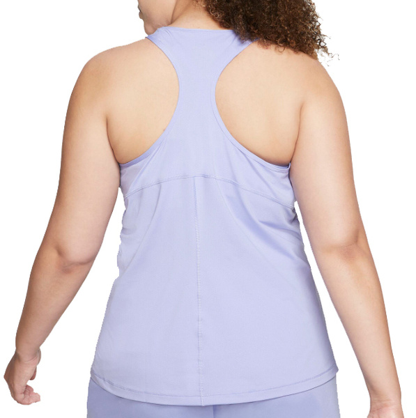 Koszulka Damska Nike - Fioletowy Top - Pro Allover - AV9725-569 - Plus Size - Rozmiar 2X