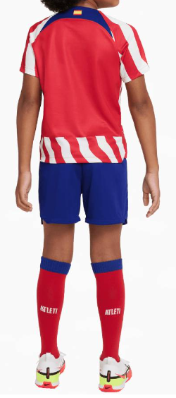 Czerwono-Biały Komplet Nike Atlético dla Dzieci 104-110 cm S