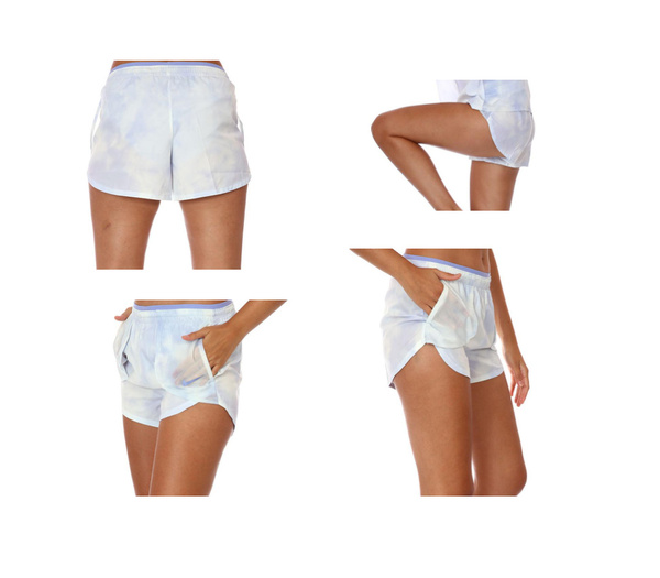 Nike Spodenki Damskie - Do Biegania - Fioletowe z Białym - Rozmiar L - Icon Clash - CZ9638-569