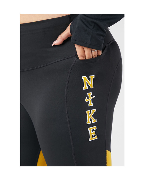Czarne Damskie Legginsy Nike Fast 7/8 1X DV4891-010