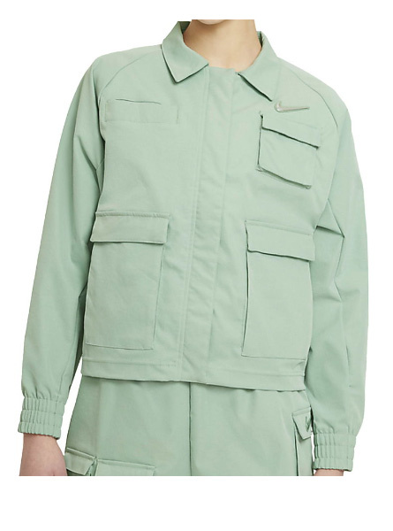 Zielona Kurtka Nike CZ8898-006 XXL Damska Swoosh Military