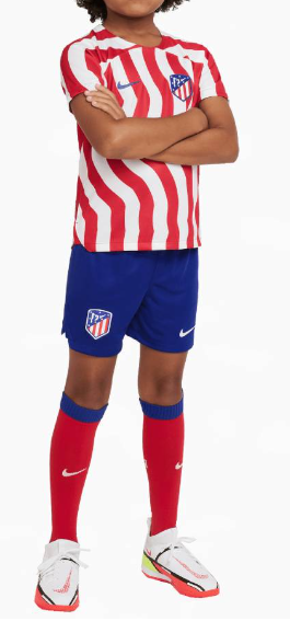 Czerwono-Biały Komplet Nike Atlético dla Dzieci 104-110 cm S - DM2192101