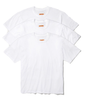 Calvin Klein T-shirt Męski Biały - Pakiet 3szt - Koszulka Light Weight - 00040127MA 7V0 - Rozmiar M