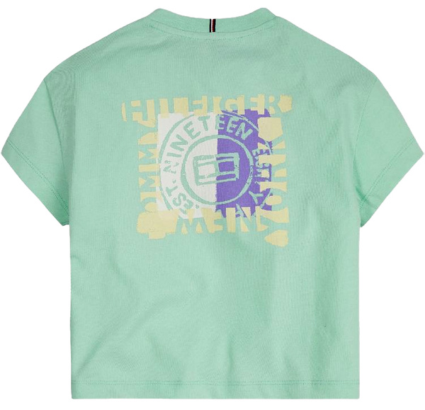 KOSZULKA  TOMMY HILFIGER BACK PRINT KG0KG06303 r152