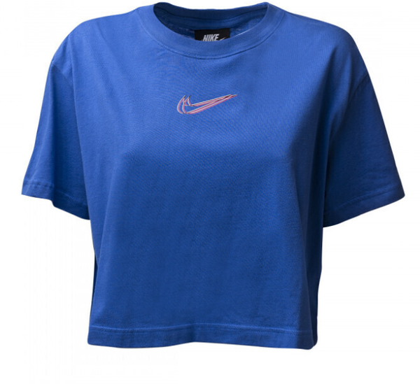 Nike Dance Cropped T-Shirt Niebieski M DJ4125-480