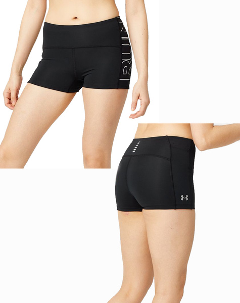 Czarne Damskie Spodenki Under Armour Launch SM  1356209001