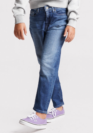 Niebieskie Spodnie Dziewczęce Tommy Hilfiger KG0KG06070 116 cm