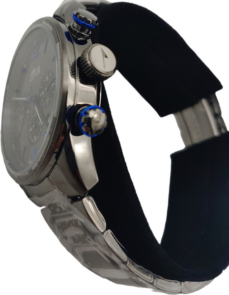 Zegarek Męski Lotus 18686/3 Czarna Tarcza Szara Stal