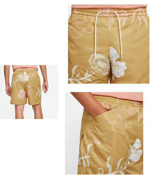 Nike Spodenki  Męskie - Pływanie Deska - Żółte - Szorty - Rozmiar M - DH2952-777