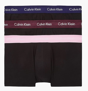 Czarne Męskie Bokserki Calvin Klein 3-Pak M 000U2664G-WHX
