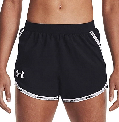 Czarne Damskie Spodenki Under Armour Fly-By 1361392001 SM