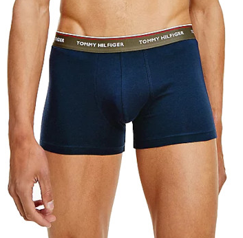 Bokserki Męskie Krótsze Tommy Hilfiger 3 Kolory Gumki 3szt L