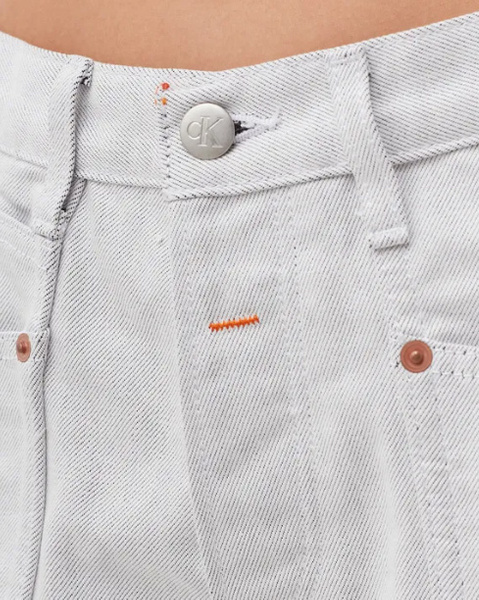 Calvin Klein Spodnie Damskie - Szare - Rozmiar 30 - Carpenter  Jean - K20K203725YAS