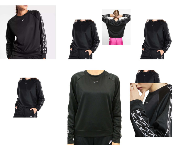 Nike - Bluza Nierozpinana - Czarna - Rozmiar L - Sportswear Logo Crew Unisex - BV3443-010