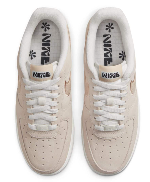 Beżowe Buty Nike Air Force 1  Sanddrift Fleece DQ7583-001 43 Damskie