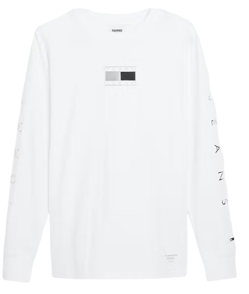 Bluza Męska Tommy Hilfiger DM0DM12554 L Biała Longsleeve