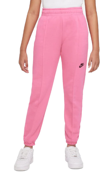 Nike Różowe Spodnie Dziewczęce NSW French Terry Fleece  XL DV0653684