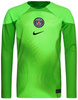 Bluza Bramkarska Dziecięca Nike PSG DV4037-399 XS 122-128 cm Zielona