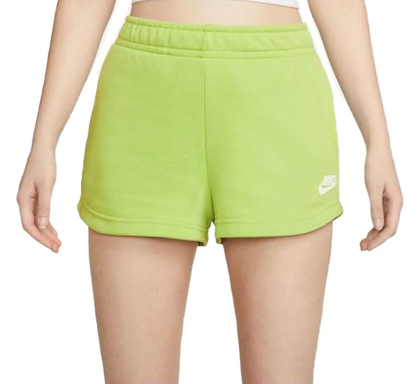 Nike Spodenki Damskie - Zielone - Rozmiar S - SW Essentials Fleece - DZ3511-332