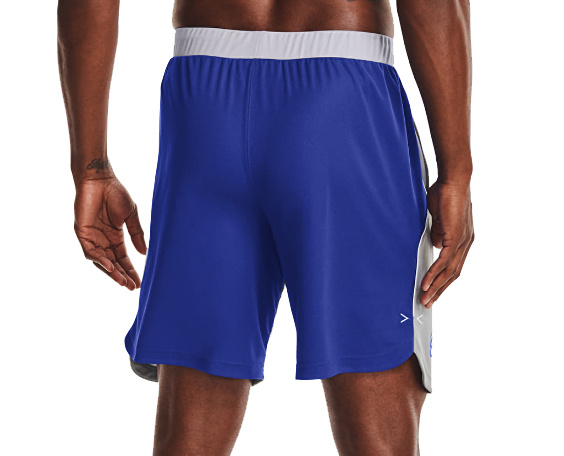 Szare z Niebieskim Męskie Spodenki Under Armour Loose 1362002035 L