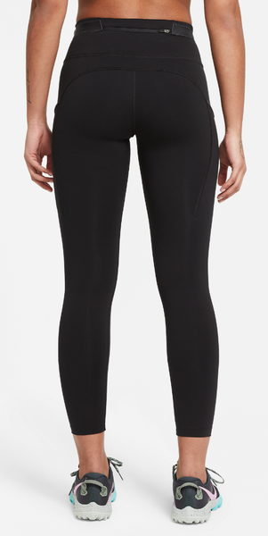 Nike Legginsy Damskie - Do Biegania - Rozmiar XL - Czarne - Trail Running Epic Luxe Reflective - CZ9596-010