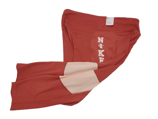 Brązowe Damskie Legginsy Nike Fast 7/8 3X DV4891-691